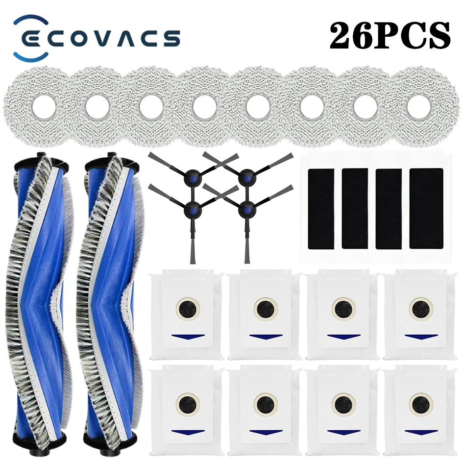 

Запчасти для роботов-пылесосов Ecovacs T30 Pro Omni