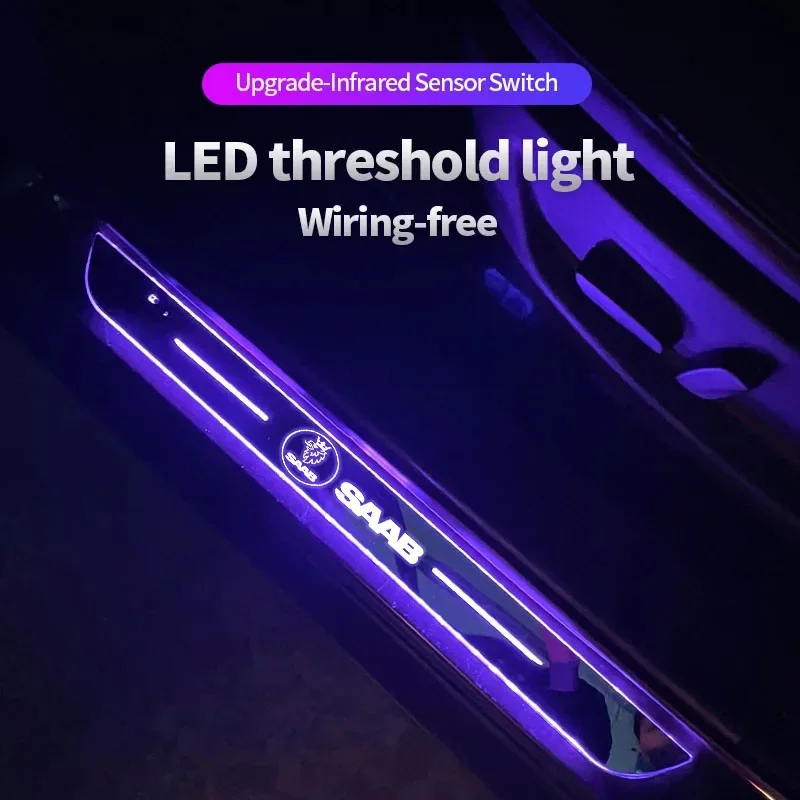 НОВЫЙ индивидуальный светодиодный светильник для накладки на дверь автомобиля