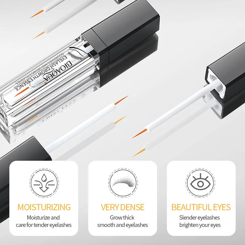 Сыворотка для быстрого роста ресниц 7 дней сильный макияж наращивания утолщение