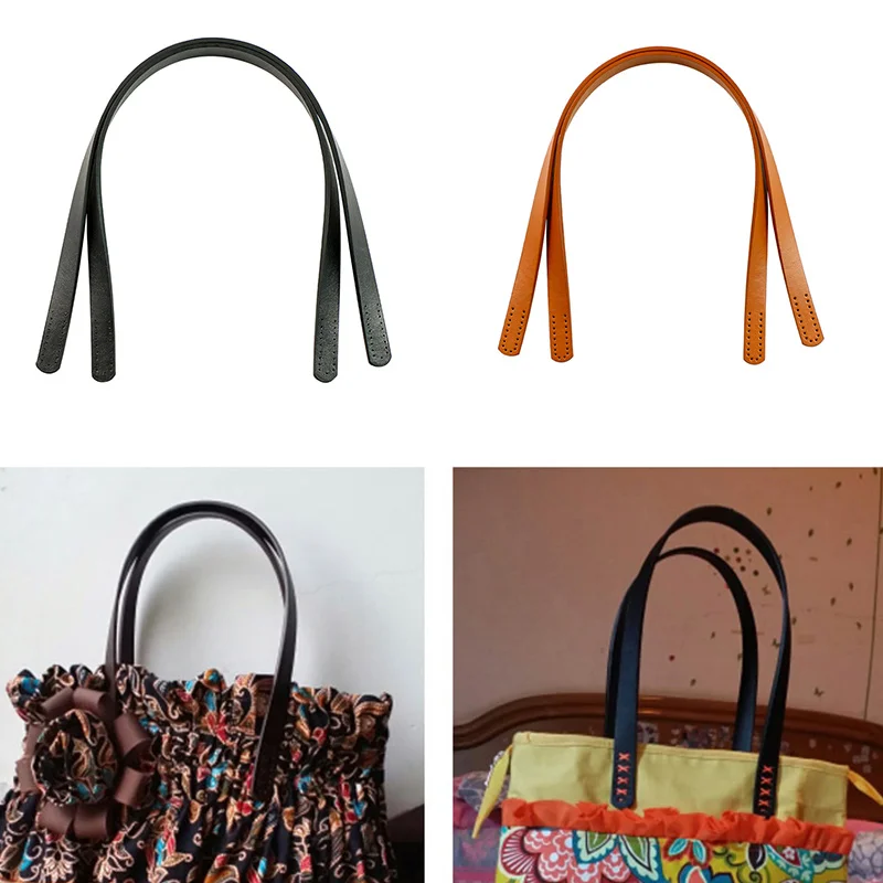 

1PC PU Leather Shoulder Bag Strap Lychee Plain Weave Women Bag Handles DIY Replacement Handle for Handbag Belt Bag Accessory