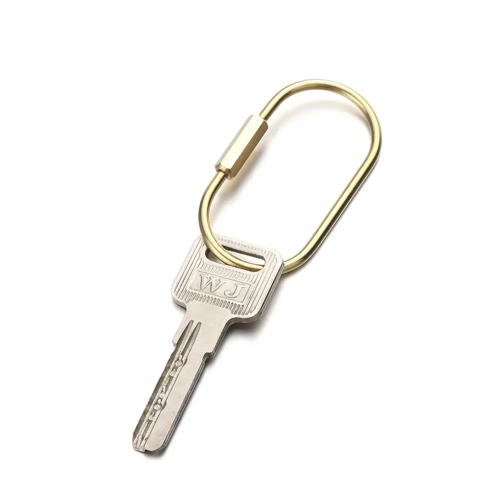 Латунный брелок портативный Уникальный бриллиантовый свисток линейка подвеска