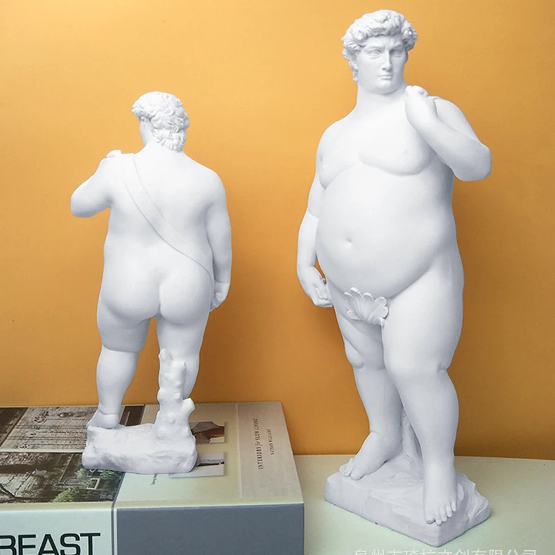 

Modern David Human Body Resin Home Decoration Crafts Wedding Decor Creative Greek Sculpture Statue Desktop Ornaments