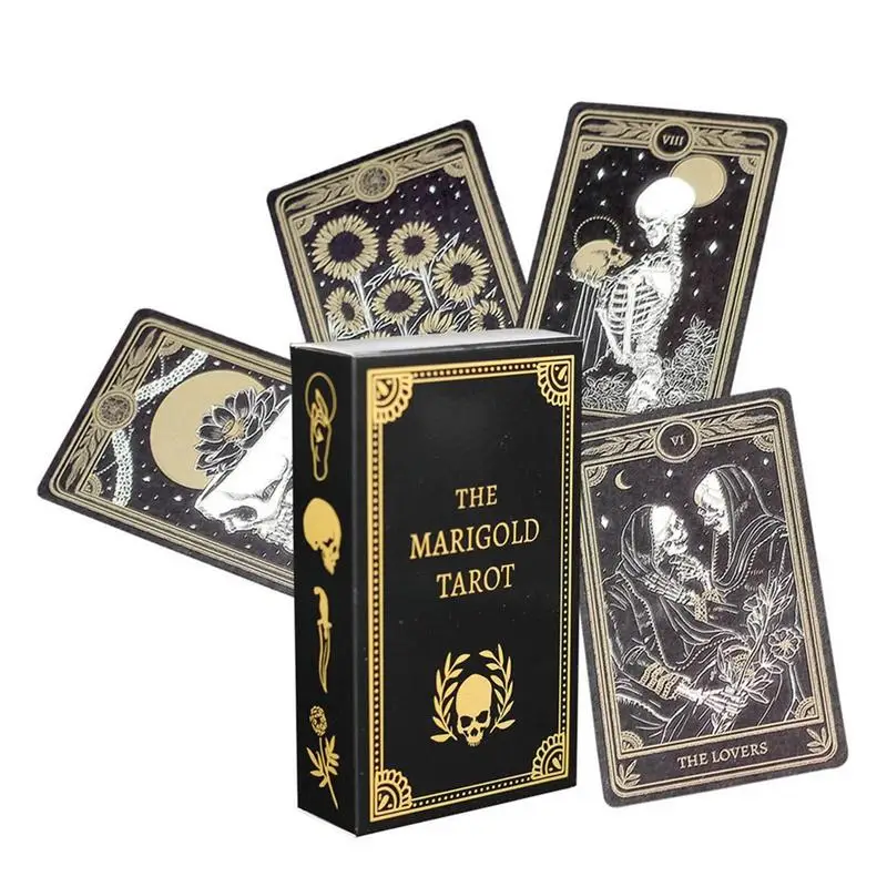 

Hot The Marigold Tarot Family Gathering Chess Game Fortune Telling Divination Oracle Card Leisure Table Game Entertainment Card