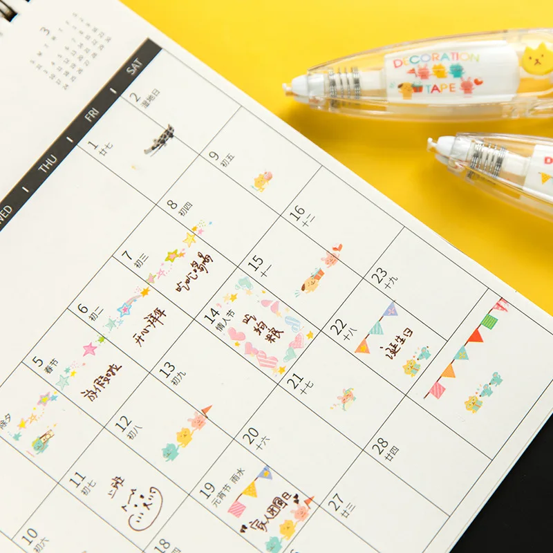 Kawaii Корректирующая Лента В Корейском Японском Стиле Декоративные Школьные