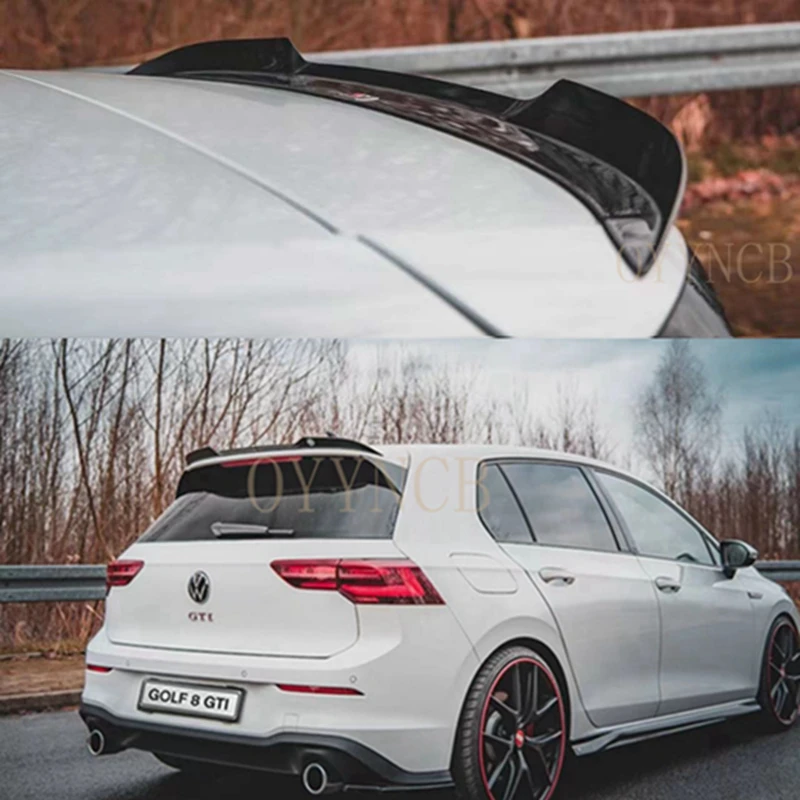 

For Volkswagen Golf 8 GTI MAX Roof Spoiler A Style High Quality ABS Material Car Spoiler
