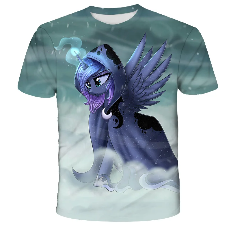 

Hot Summer New 3D Un-icorn Print Girls Boys Tops Clothes Kids Clothes Casual Comfortable Cute Un-icorn High Quality T Shirts