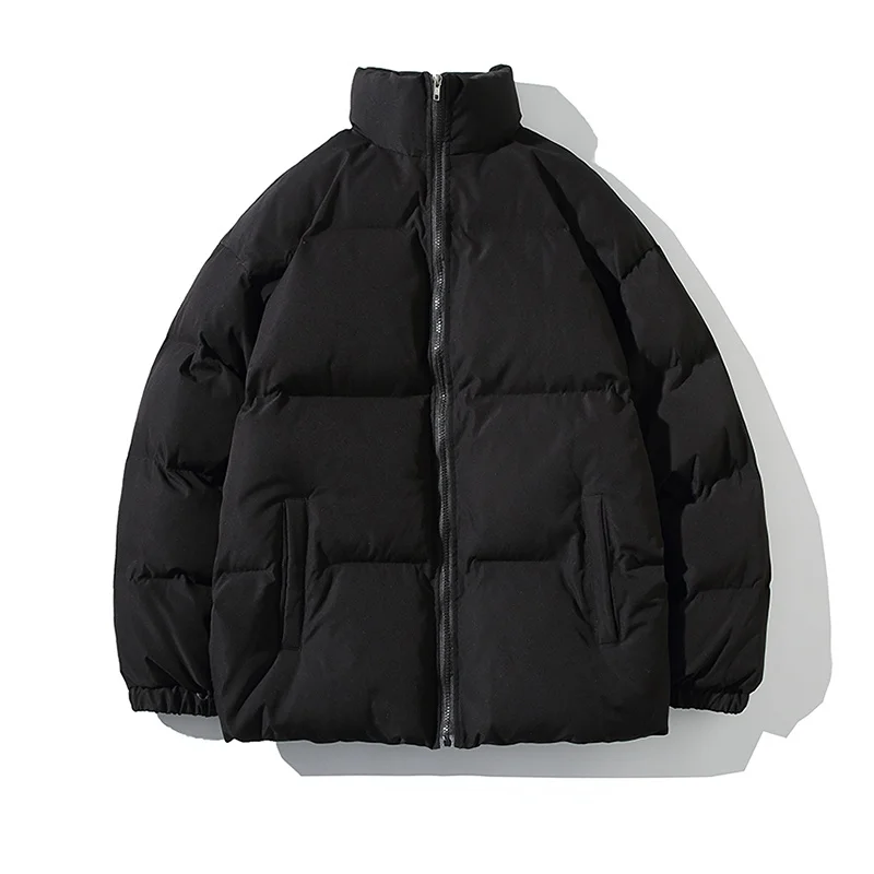 

Winter Jacket Men Women Parka Keep Warm Thicken Stand Collar Solid Casual Cotton Coats Korean Fashion Streetwear Oversize 5XL
