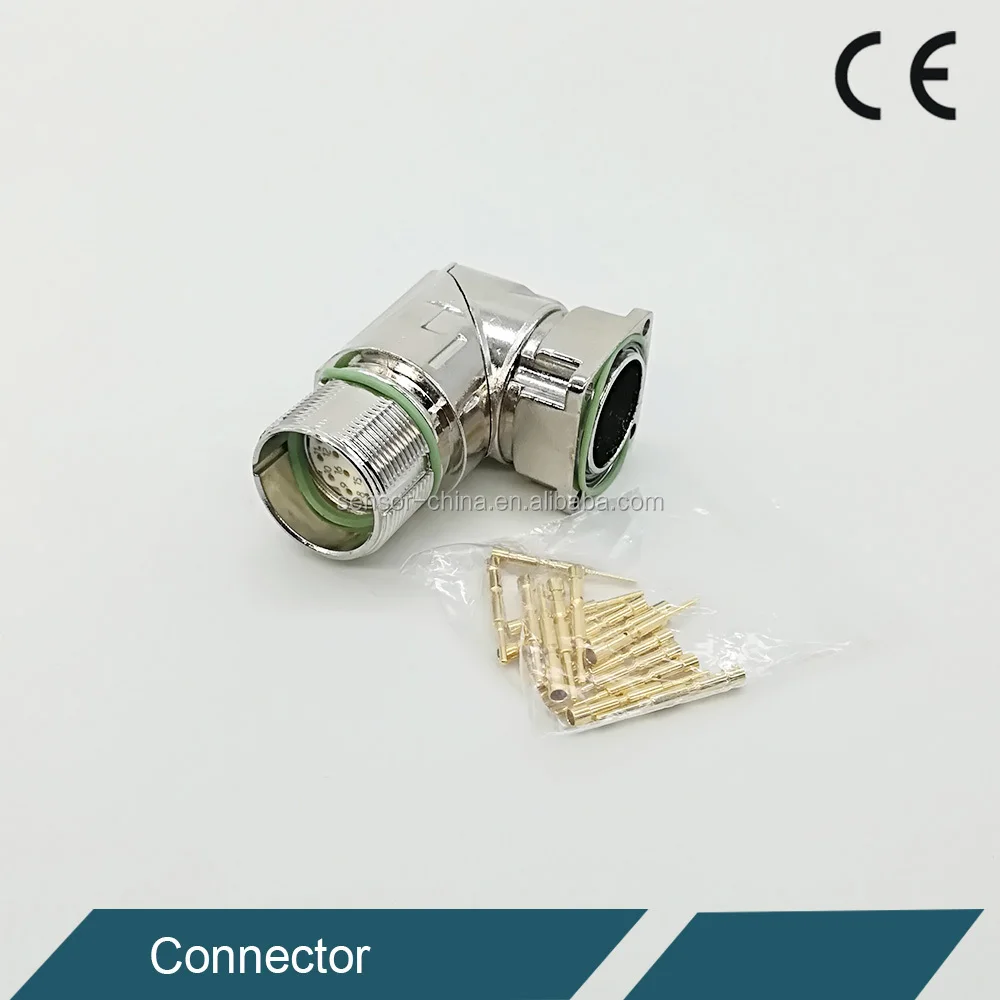 

Servo Motor Encoder Connector male M23 Flange Connector
