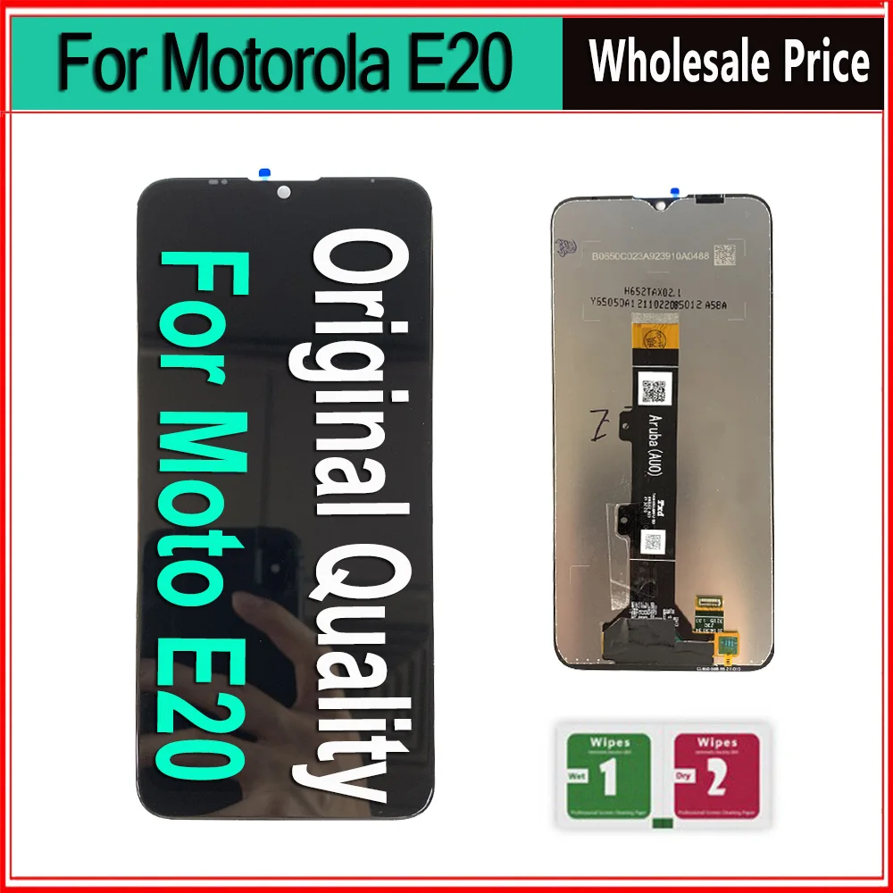 ЖК-дисплей для Motorola E20 сенсорный экран с дигитайзером в сборе замена дисплея XT2155