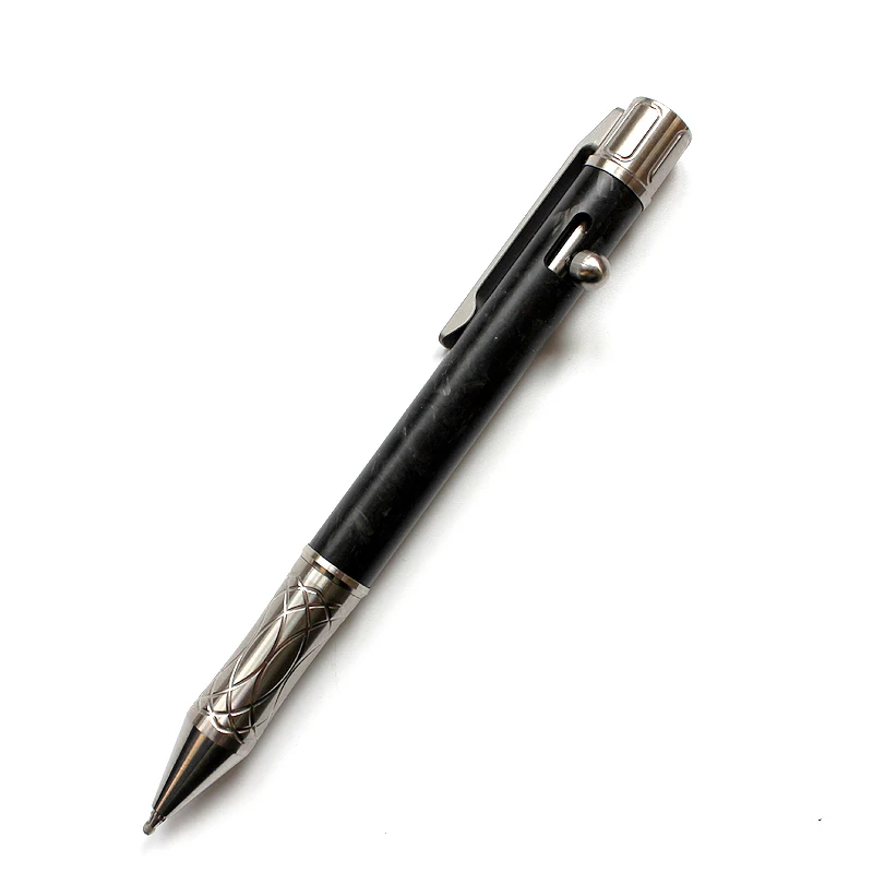 

Titanium Carbon Fiber EDC Bolt Pen Self-defense Pen Tactical Pen Tungsten Alloy Broken Window Pen Signature Pen EDC Multi Tools