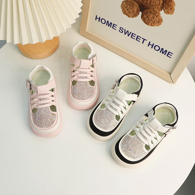 Детские дышащие спортивные сандалии с Т-образным ремешком повседневные