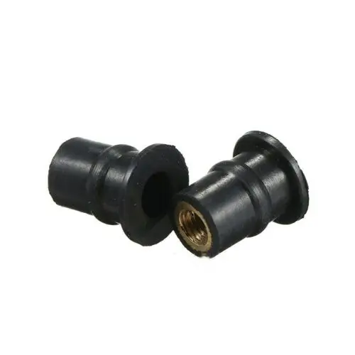 

10Pcs Well Nut Accessories Set Windshield Black Motorcycle Replacement