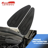 universal retro anti slip fuel tank pads gas knee grip traction pads side decal for harley yamaha honda motorcycle accessories
