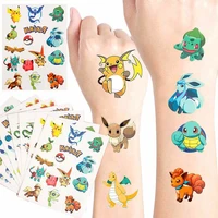 anime pokemon tattoo stickers pikachu charizard waterproof cute kawaii sticker cartoon kids girls children christmas gift
