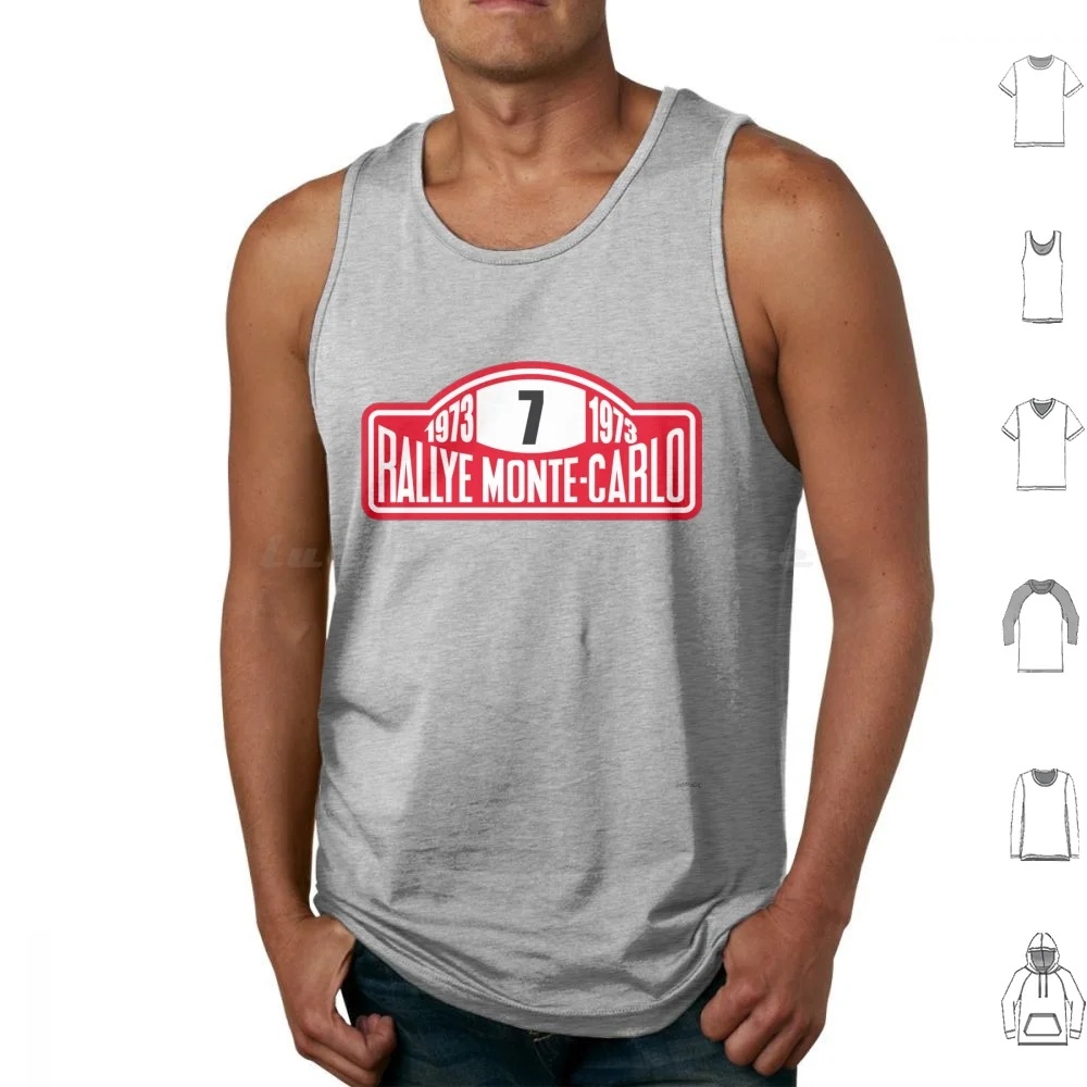 

Monte Carlo Rally Tank Tops Print Cotton Formula Retro Circuit Williams Senna Radically Hero Racing Le United States Gt40