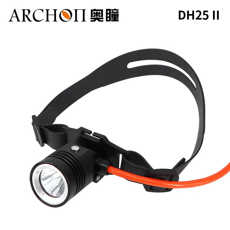 

ARCHON DH25 II WH31 Diving Headlight Cree XM-L U2 1000LM 100 Meter Underwater Diving Flashlight Torch with 26650 Battery Charger