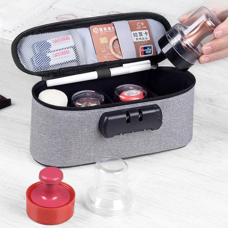 A4 Data Official Seal Practical Document Storage Bag Company Affairs Stamp Business License Organize Pouch High Capacity Arrange