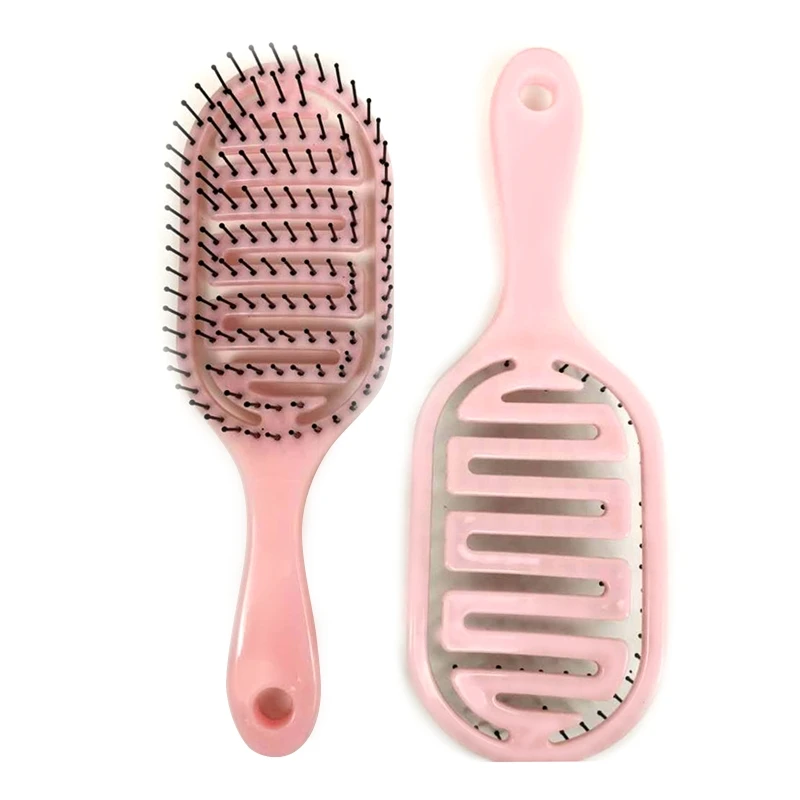 

Professional Hair Brush Bristles Detangling Hairbrush Massage Scalp Styling Tool for Women Men Straight Curly Wavy Drop Shipping