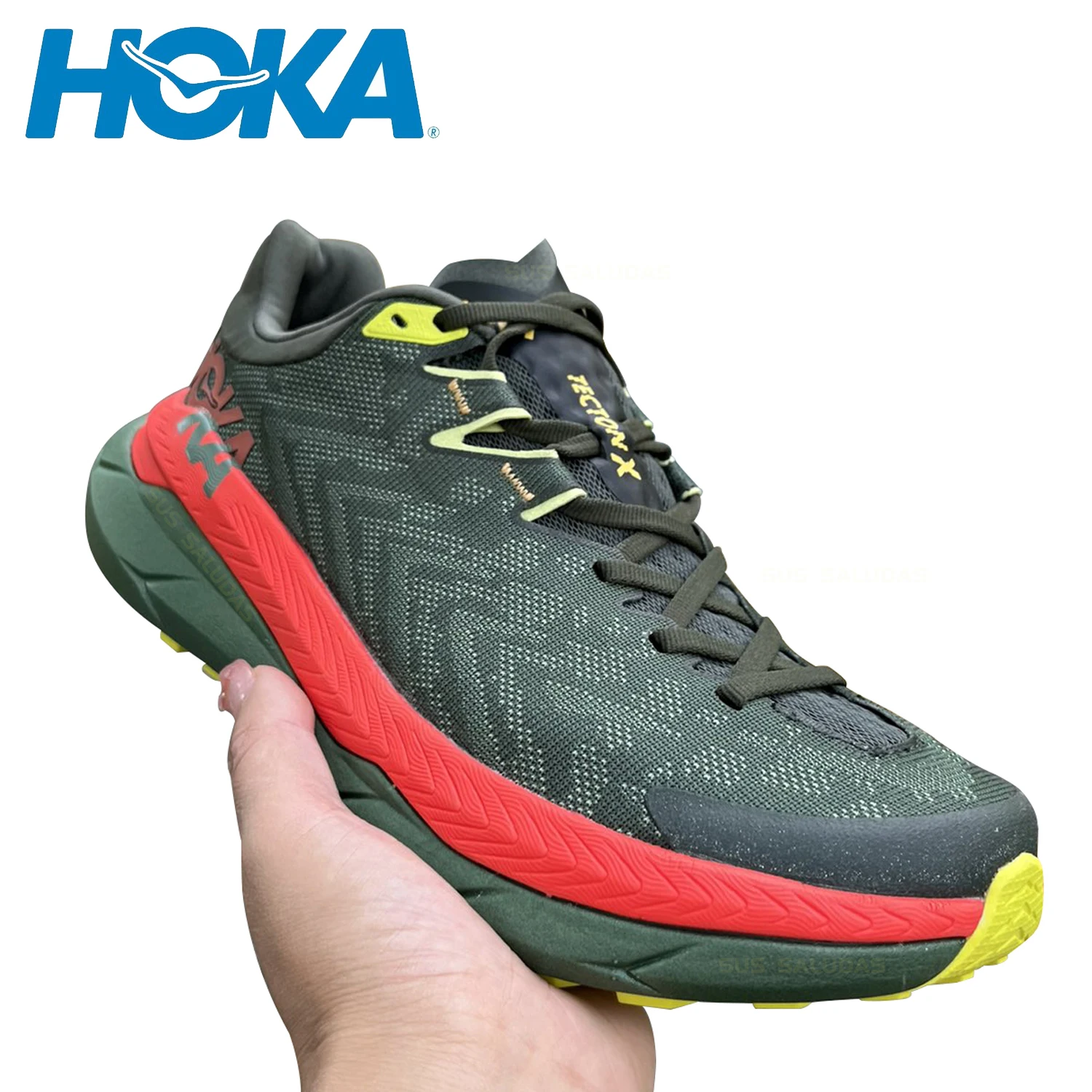 

HOKA Tecton X Athletics Men Trail Running Shoes Shock Absorbing Off-road Men Sport Shoes Outdoor Marathon Trekking Sneakers Male