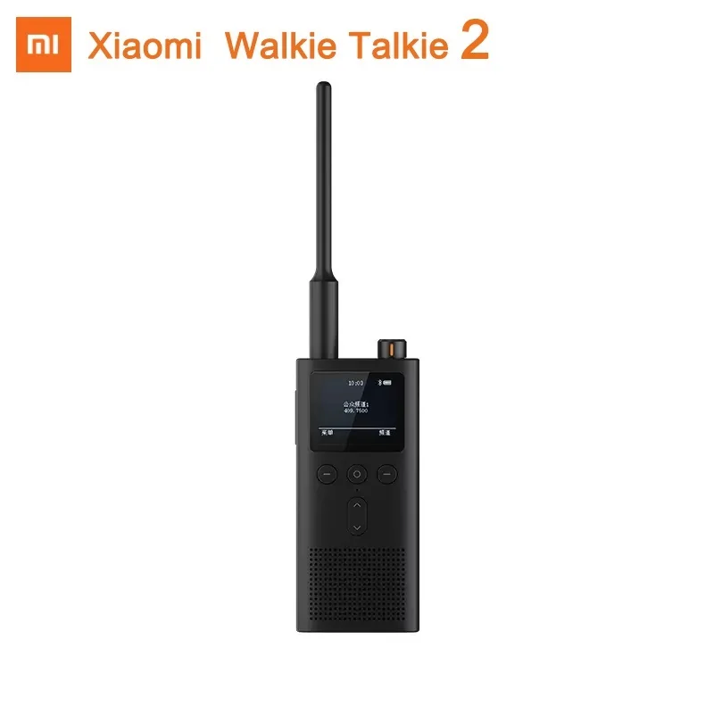

Рация Xiaomi Mijia Walkie Talkie 2, VHF/UHF, 3 км-5 км, 13 каналов,черный