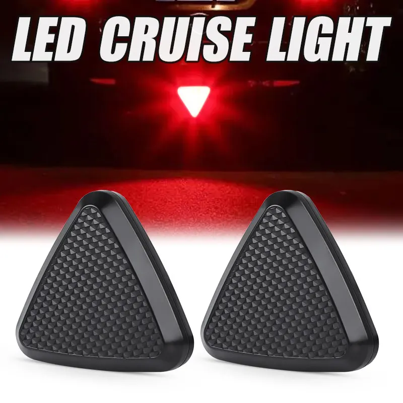 

Треугольная задняя фонарь, третья Тормозная лампа, лампа управления сигналом, Лампа безопасности, задняя фара, красная лампа для автомобиля, грузовика, прицепа, трактора, квадроцикла, 12 В