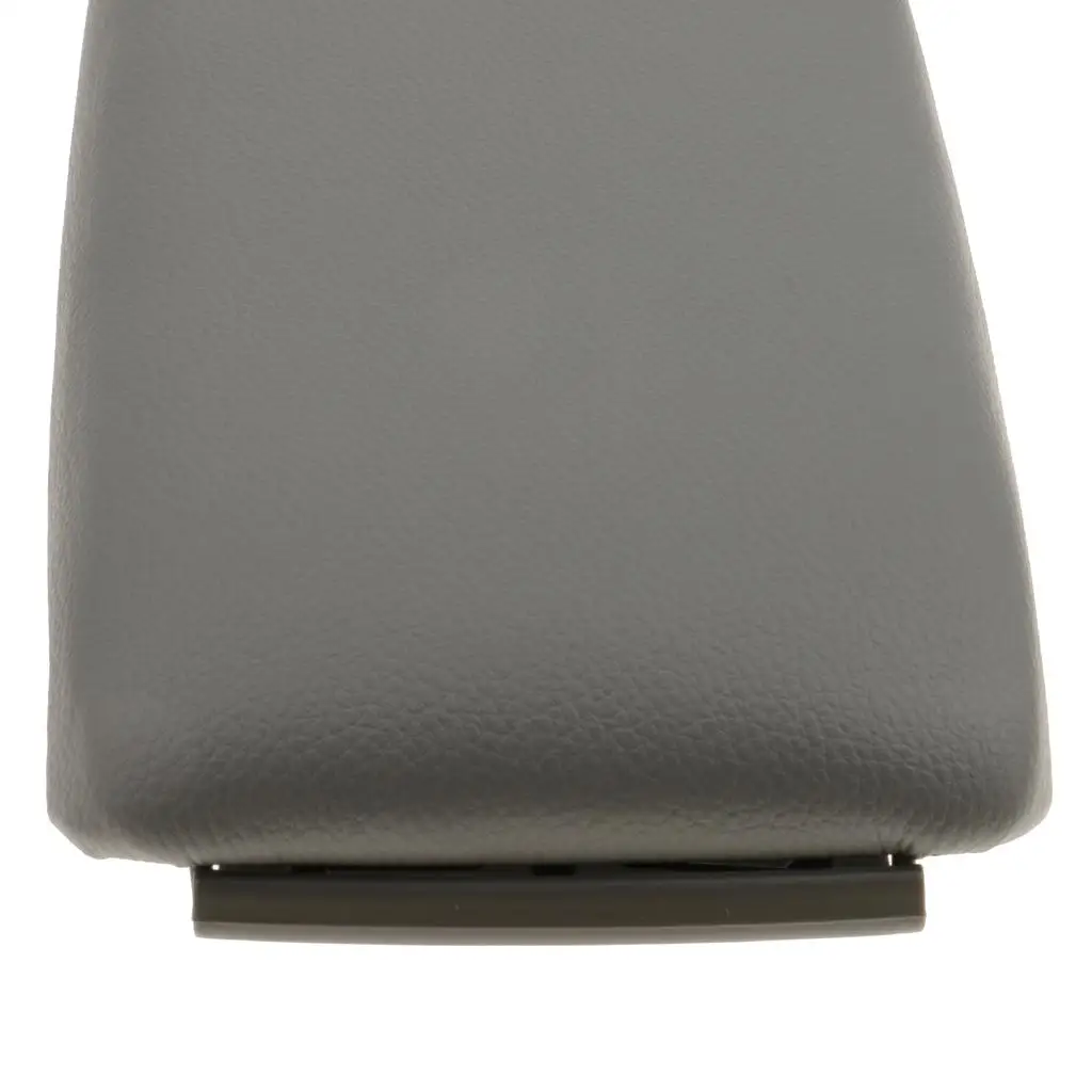 Кожаный чехол на центральный подлокотник для AUDI A6 S4 C5 серый 00-06