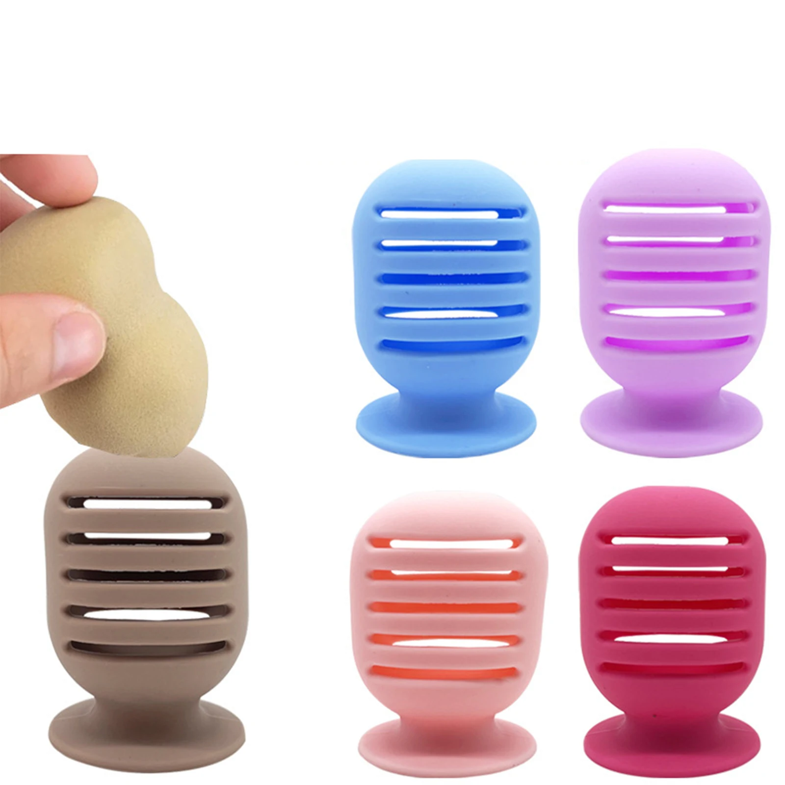 Makeup Sponge Holder Hollow Design Drying Holder Protective 