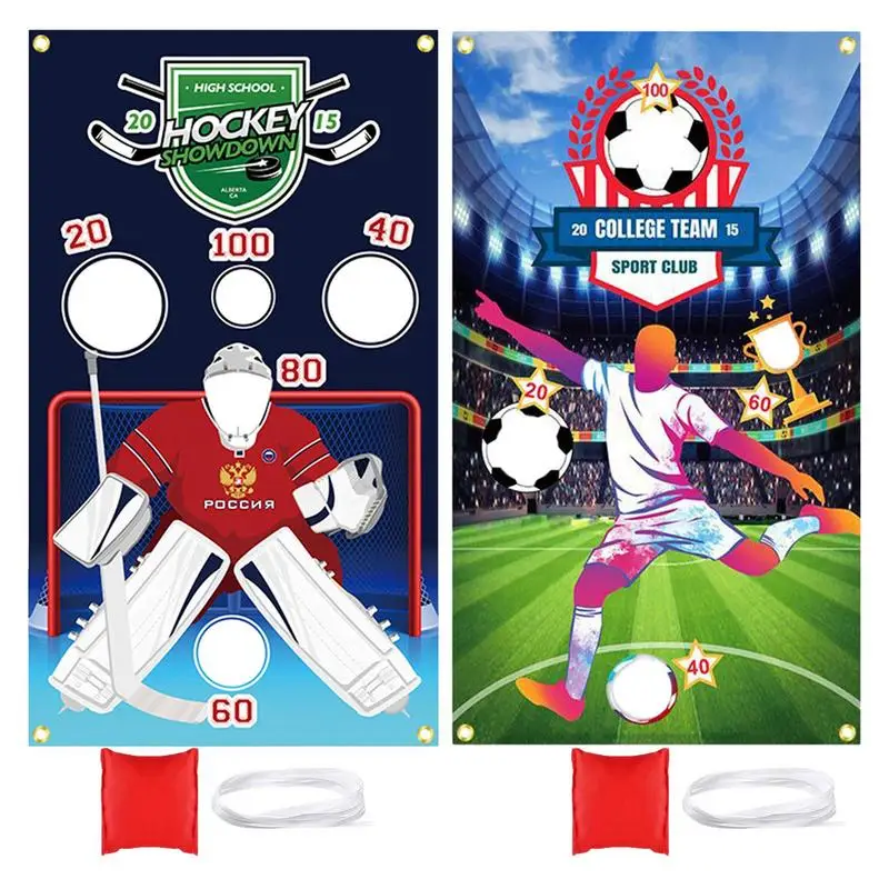 

Bean Bag Toss Game Outside Sports Bean Bag Tossing Toy For Kids Washable Large Carnival Toss Games Fun For Birthday Party And