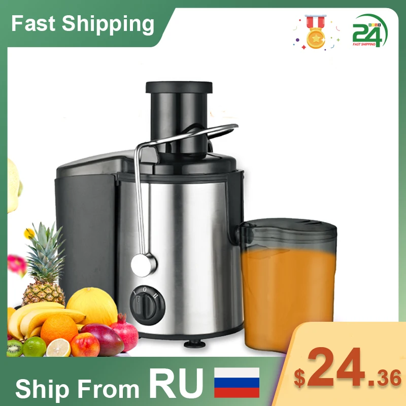 Electric Blender Juicer Machine Extractor Orange Squeezer 800W Centrifugal Juicers Anti-Drip  with Juice Jug and Pulp Container