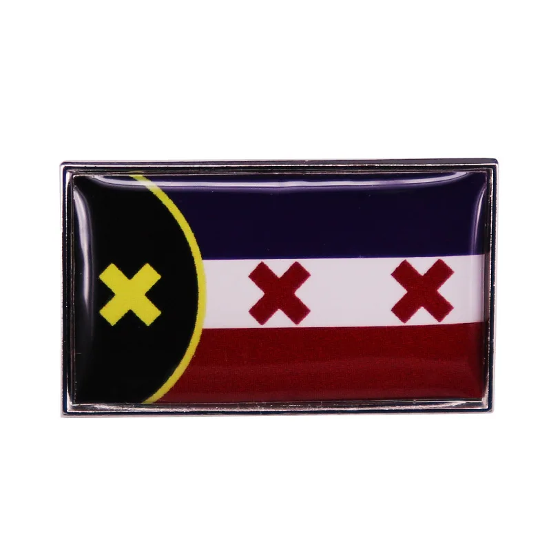

Mamburg Dream Flag Independence Dream Flag Jewelry Fashionable Creative Cartoon Brooch Lovely Enamel Badge Clothing Accessories
