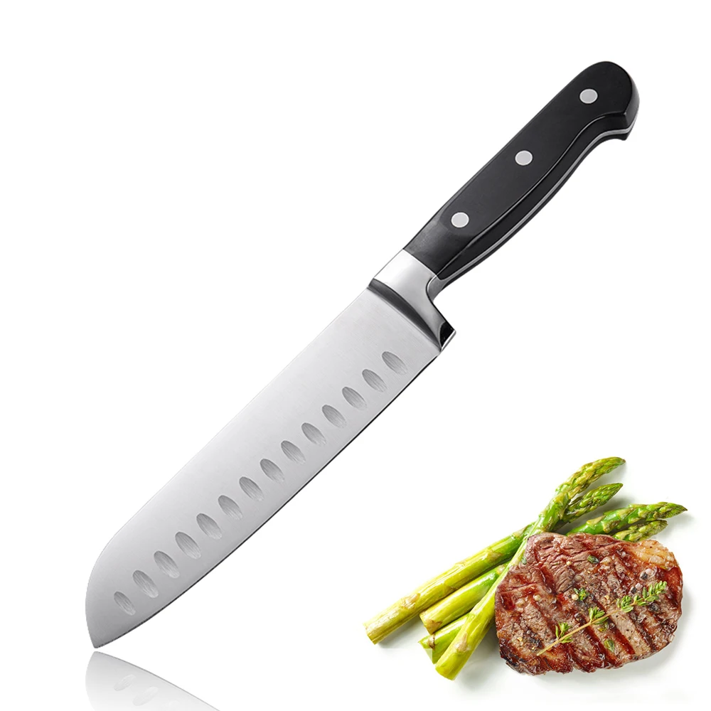 

7 inch Kitchen knife high carbon Stainless steel chef meat japenese knives 3CR13 German steel vegatable fruit cooking tool set