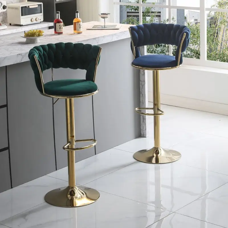 S Swivel Adjustable Vintage Outdoor Bar Chairs Counter Sillas Altas Commercial Furniture Yq50bc