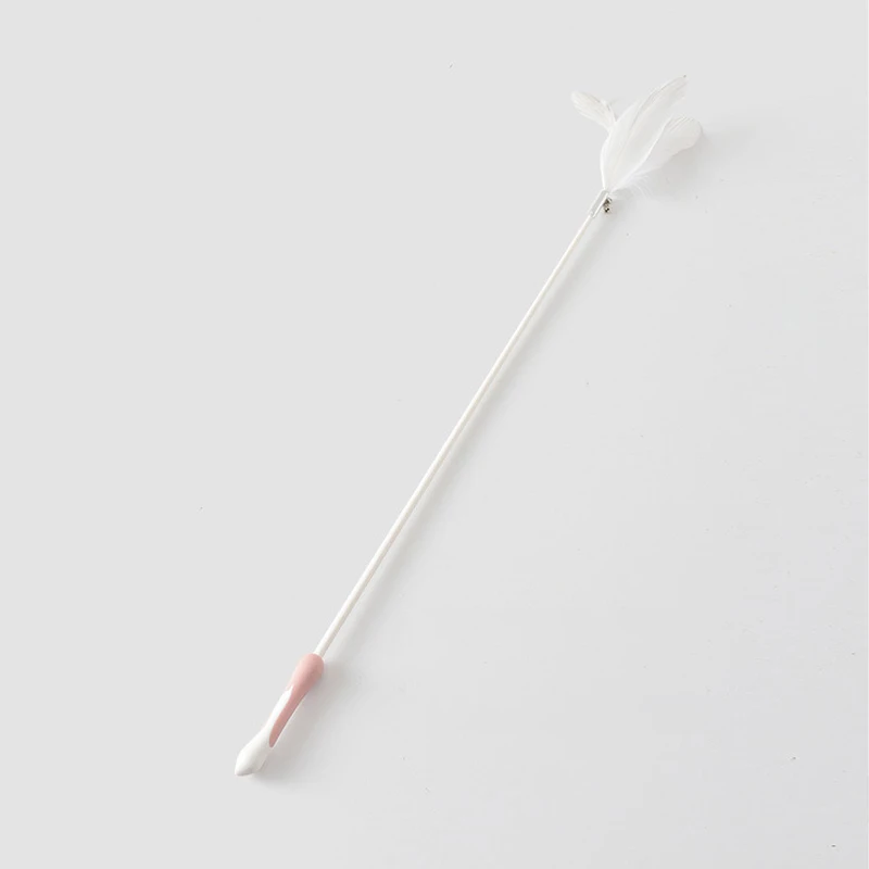 

Игрушка для кошки, забавная кошка, длинная удочка, устойчивая к укусам, игрушка для кошки, милая простая перьевая удочка для кошки, интимная ...