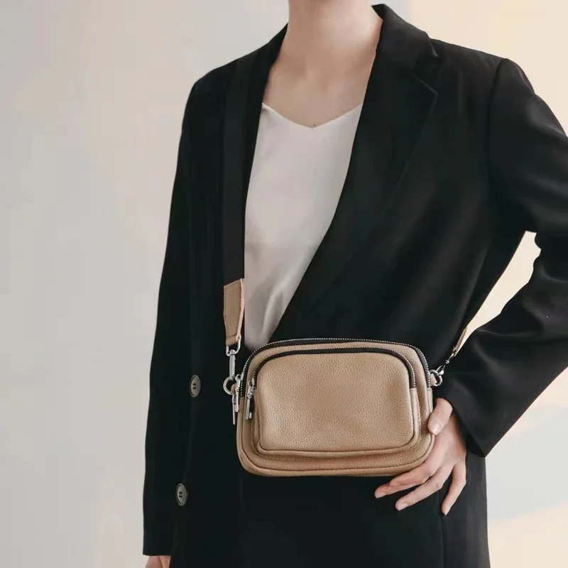 

And Bag Cross Handbag Solid Women Genuine Messenger Bag Female Designer Bag Purses Shoulder Small Color Body Leather Cowhide