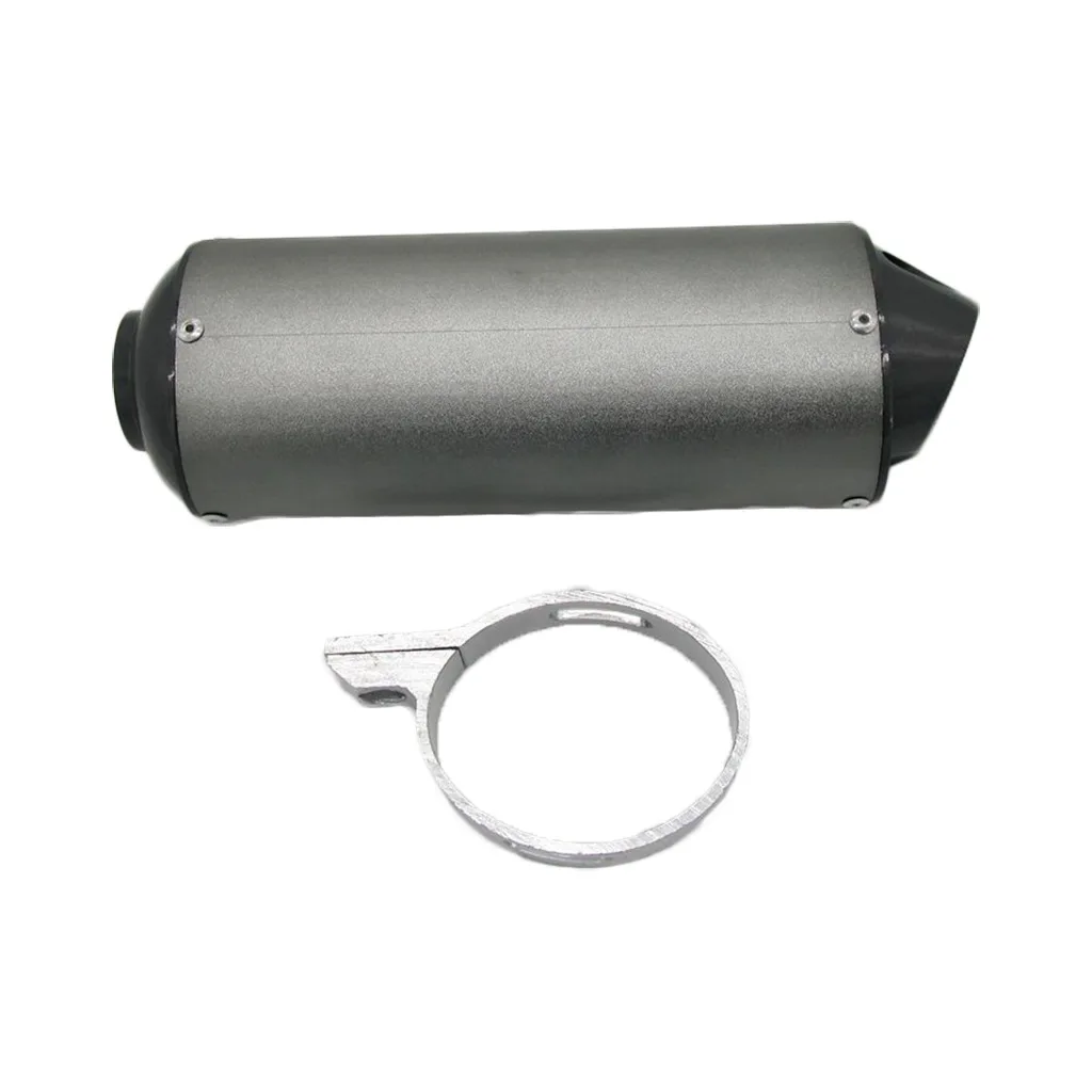 

ДЛЯ CRF KLX KAYO T4 50 70 110CC глушитель для выхлопной трубы 38 мм серый выхлопная труба для квадроцикла