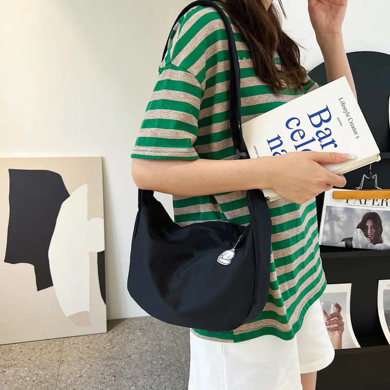 

Симпатичная холщовая повседневная школьная сумка в японском стиле Харадзюку, милый эстетичный мессенджер, вместительная сумка на плечо для женщин