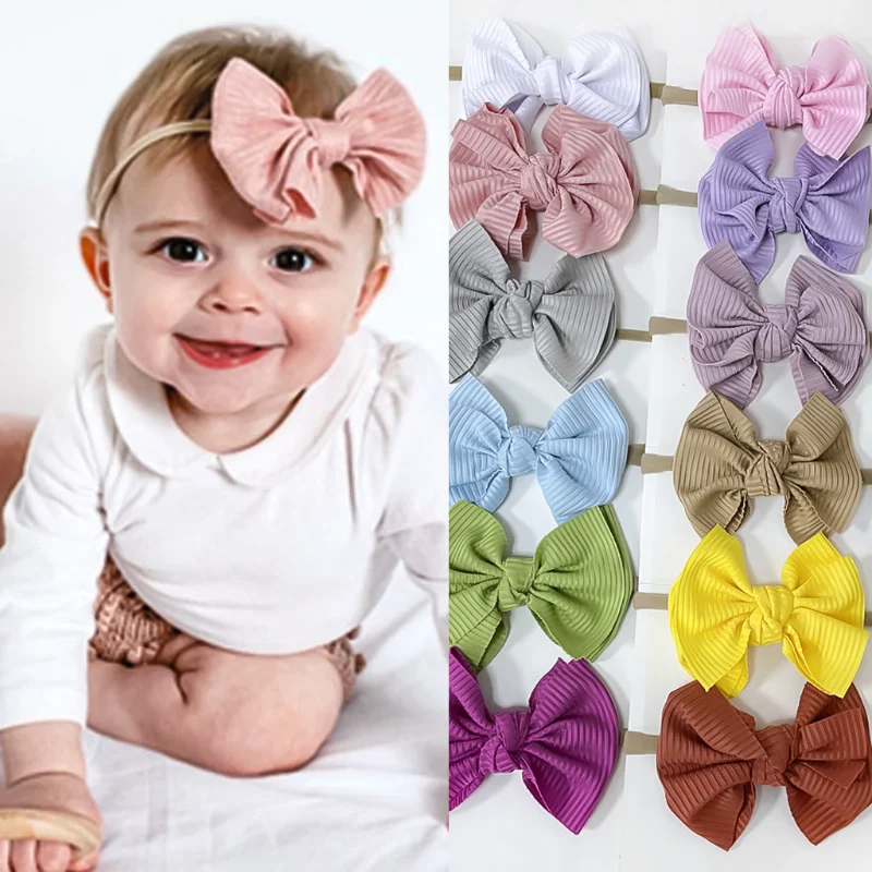 

1Pcs Butterfly Princess Headband Cute Infant Hair Accessories for Baby Girl Newborn Headwrap Toddler Cover Cute Headwear Solid
