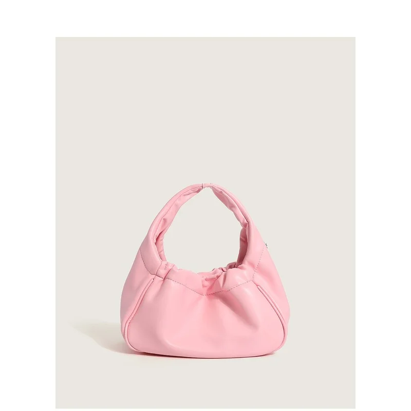 

Текстурированная портативная женская сумка, новинка весны 2022, трендовая универсальная сумка через плечо, Модная Портативная плиссированна...