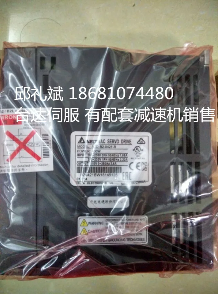 

Servo/New Original Authentic 1KW Drive ASD-B2-1021-B/ASDA-B2 Series