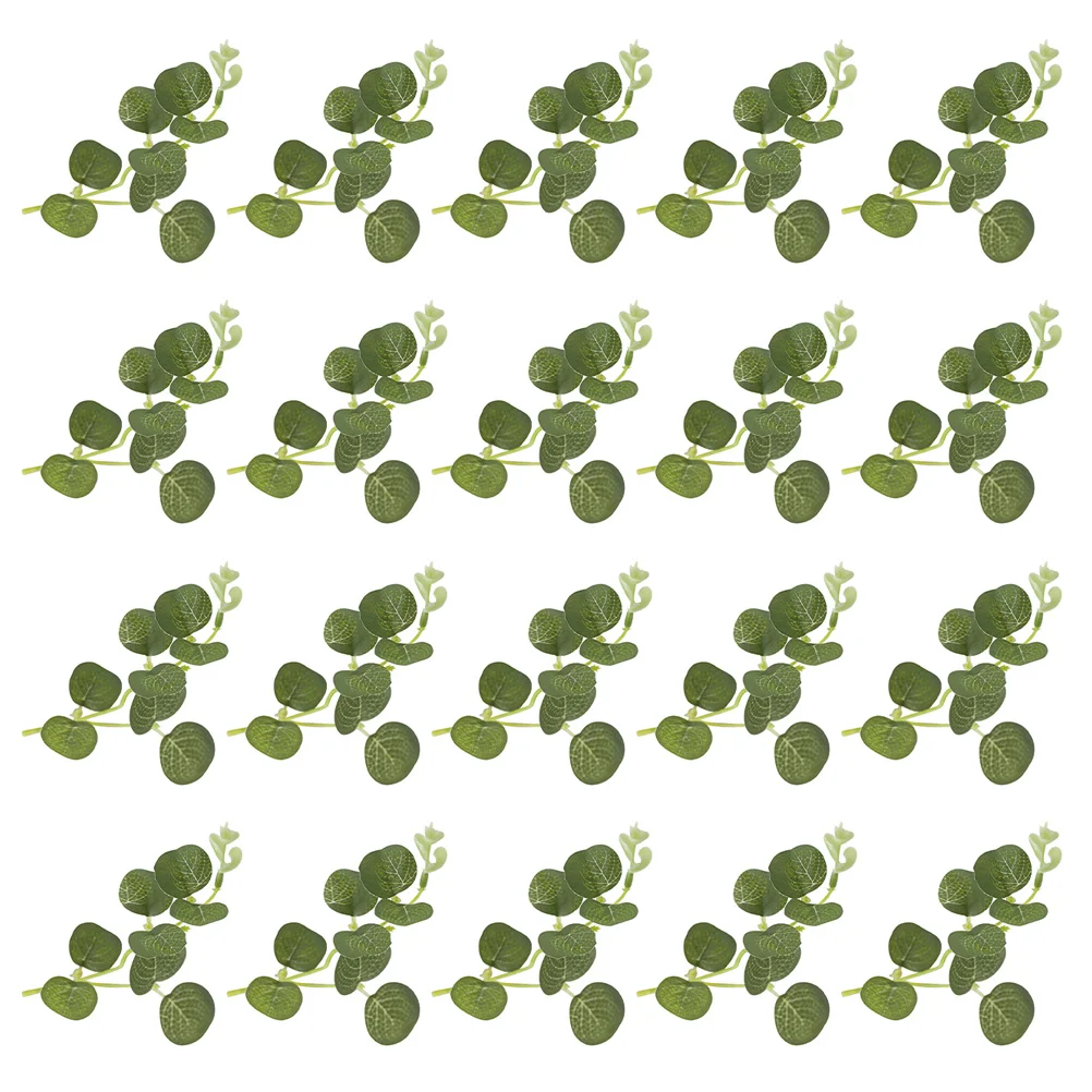 

40PCS Artificial Eucalyptus Party Eucalyptus Leaf Decorative Eucalyptus Leaf