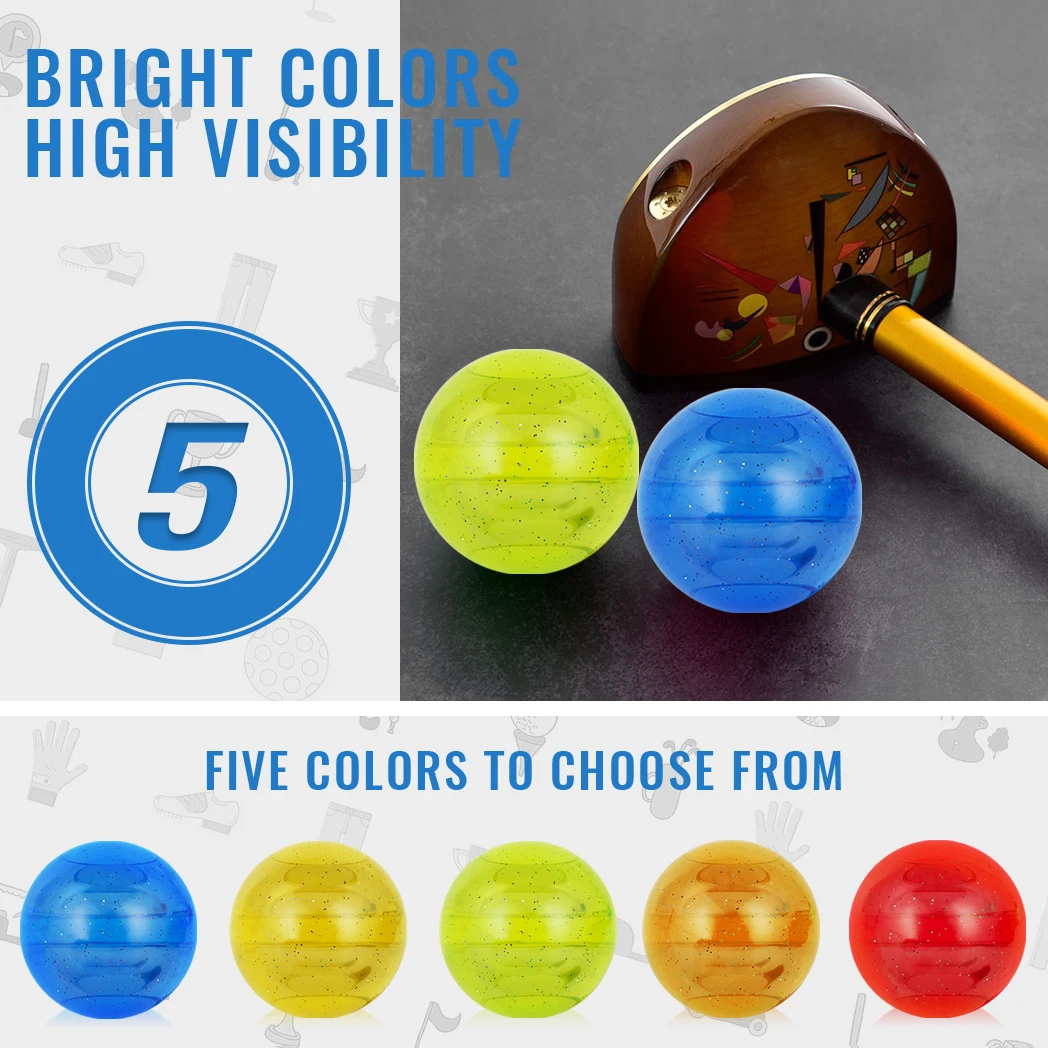 Caiton 3-слойные Парковые Мячи Для Гольфа 1 Шт. Эластичный Мяч Тренировок На Открытом