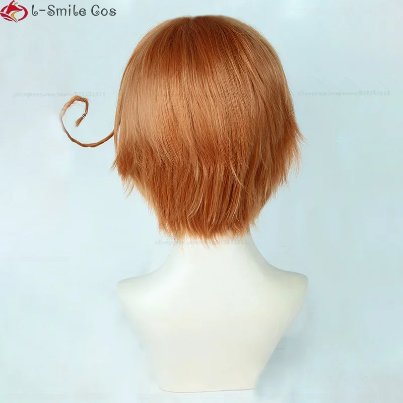 Аниме APH Axis Powers Hetalia Feliciano Vargas Косплей Парик Короткие Оранжево-Коричневые