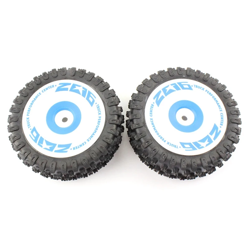 

2Pcs Front Tires Wheel Tyre for Wltoys 124017 1/12 RC Car Upgrade Parts Spare Accessories