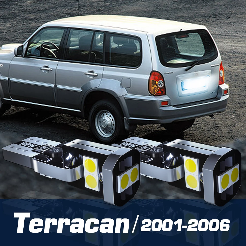 

2pcs LED License Plate Light Canbus Accessories For Hyundai Terracan 2001-2006 2002 2003 2004 2005