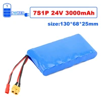 24v lithium ion battery pack 7s1p 3000mah scooters battery for small electric unicycles scooters toys built in 18650 battery