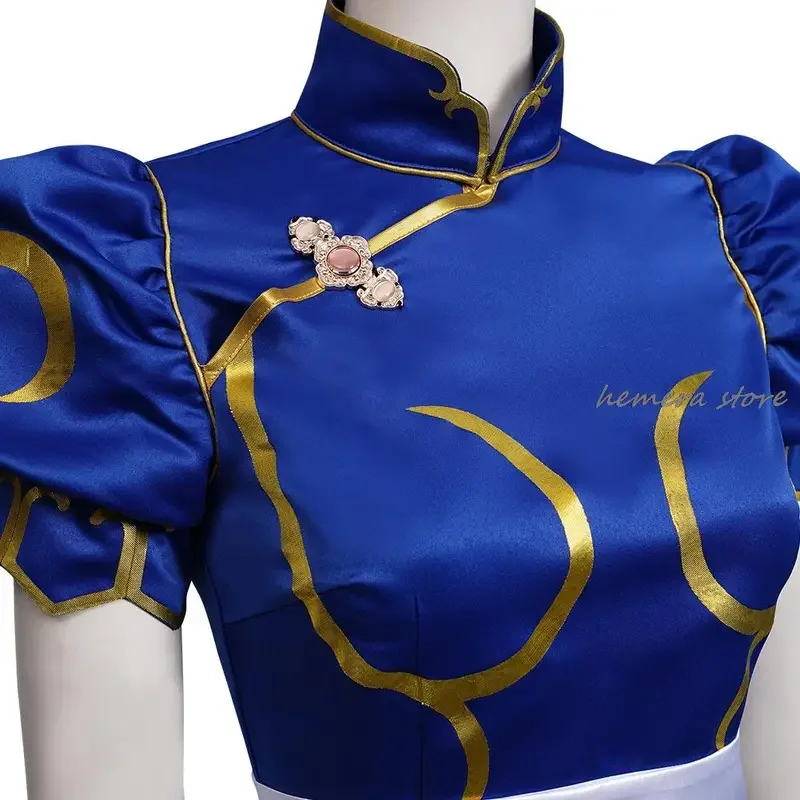 XS-3XL Chun Li Косплей Костюм Аниме Игра Платье Наряд Женский Хэллоуин Вечеринка