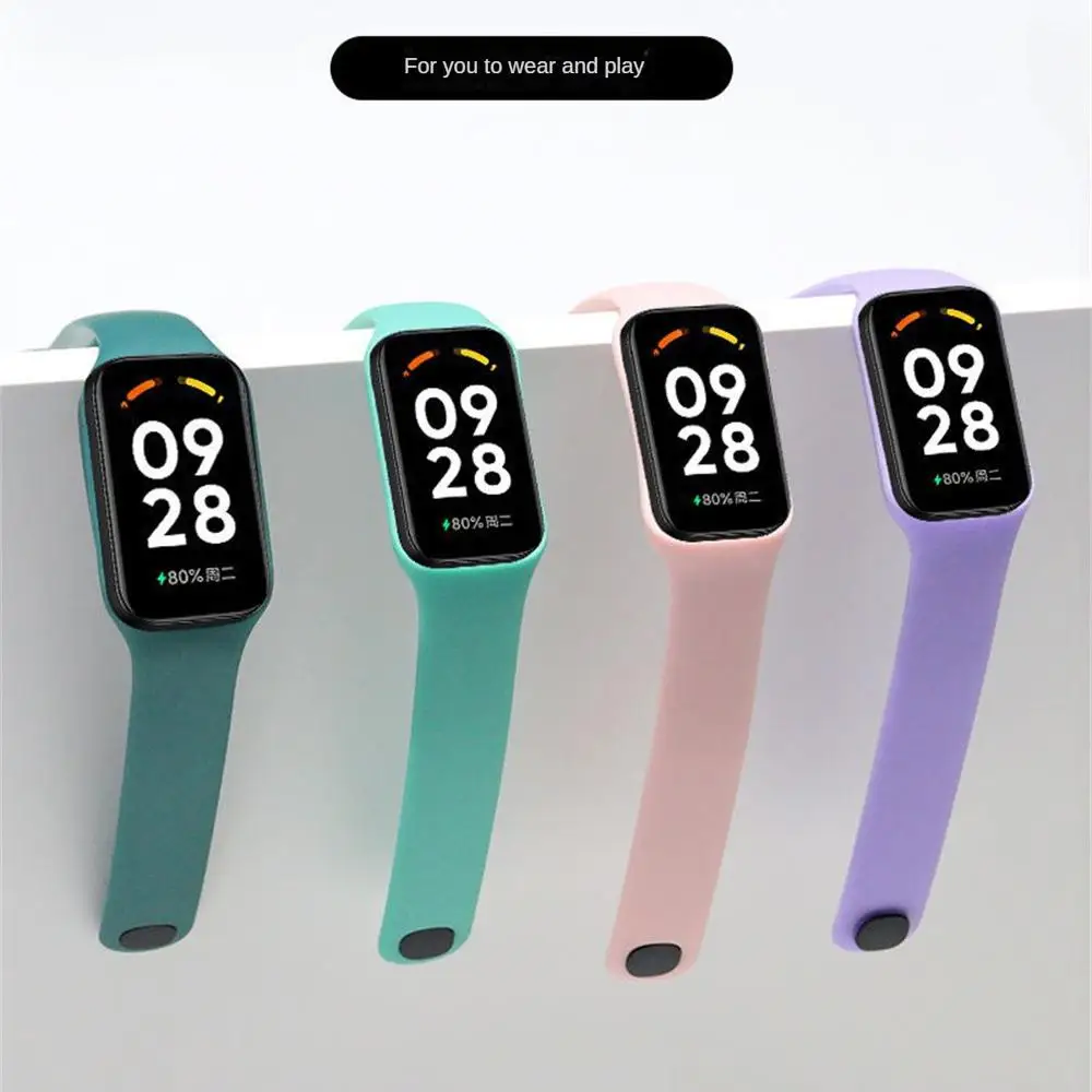 

Atmosphere Bracelet Strap Is Suitable For Redmi Band 2 Wristband Smart Watch Sports Fitness Waterproof Silicone Strap