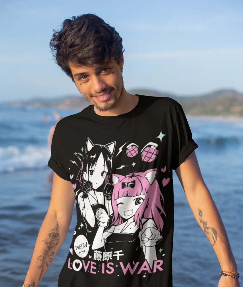 Футболка Kaguya Sama Love Is War аниме футболка унисекс мягкая всех размеров