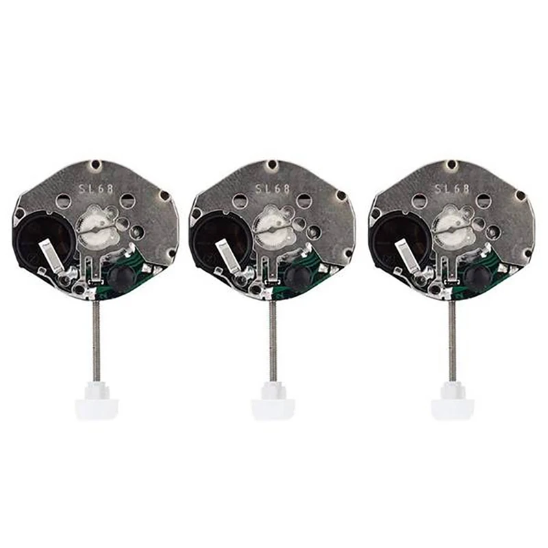 Часы наручные SL68 с кварцевым механизмом, аксессуары «сделай сам» для ремонта, ручного изготовления, 3 шт.