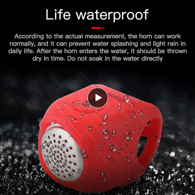

2021 NEW Bike Bell 120db Waterproof Cycling Bike Bells Electric Horn Mini Portable Cycling Handlebar Bell Chargeable Bike Bell